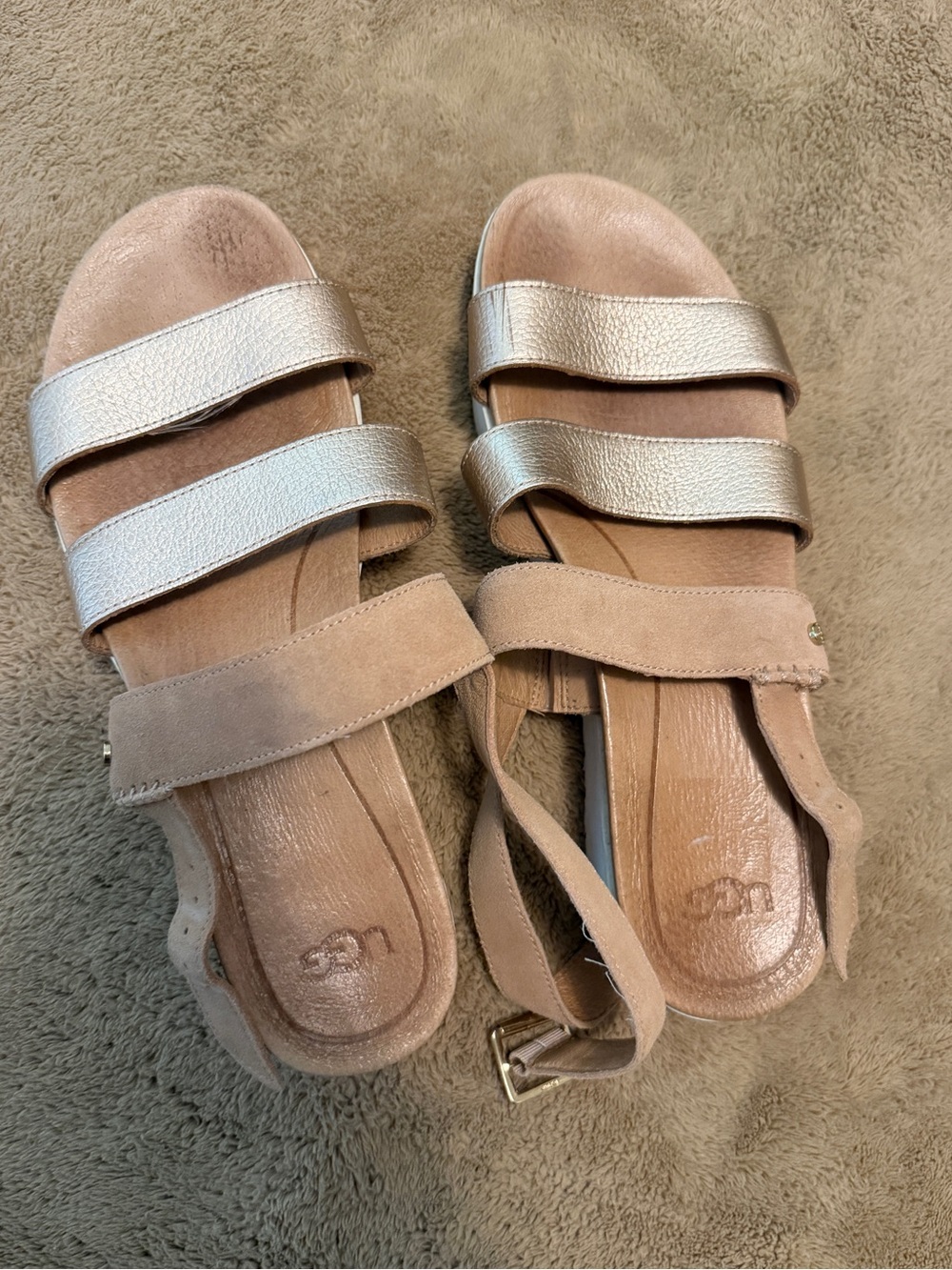 Treadlite by UGG Metallic Sandals